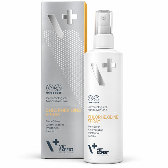 Spray Vet Expert – Clorhexidină  pentru Câini și Pisici – 100 ml